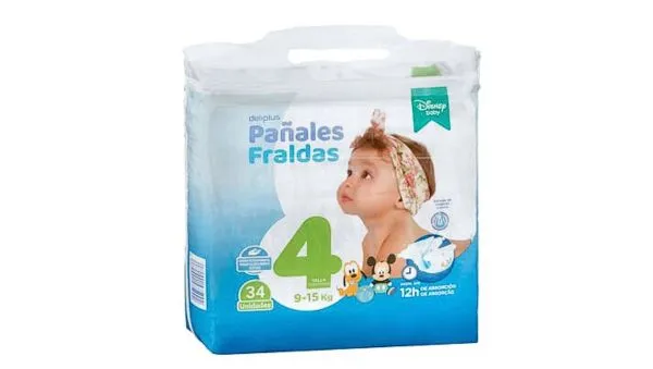 Pañales Deliplus Talla 4 de Mercadona